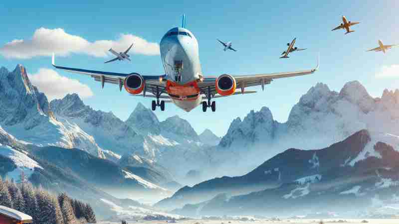 Jet2 Announces Expanded Ski Flights for Winter 2025-26 - Racer Ready Magazine, Concept art for illustrative purpose, tags: skiflüge die - Monok