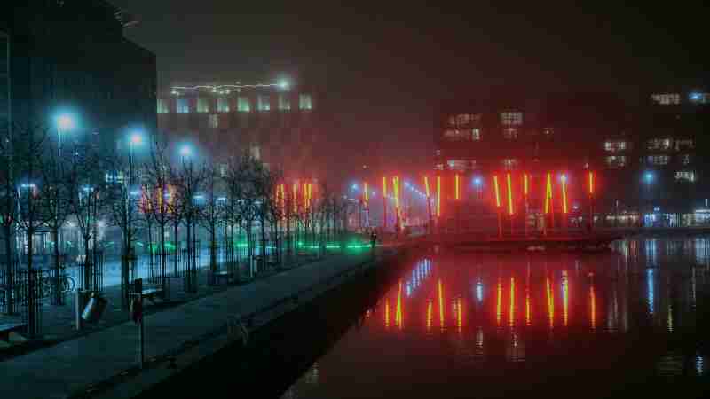Stock Photo, tags: dublin winter lights ein - unsplash